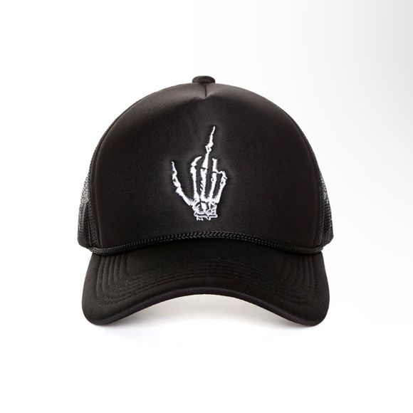 Creep Street Other - Creep Street Goth Skeleton Trucker Hat NWOT